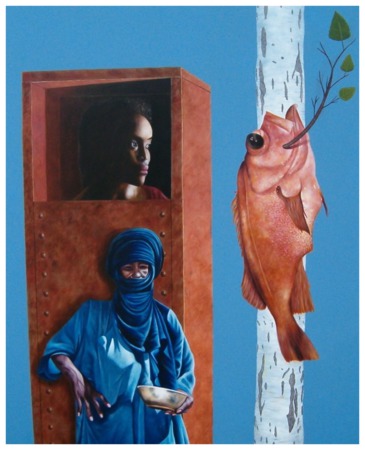Öl auf Leinwand ( 150 x 180 cm )